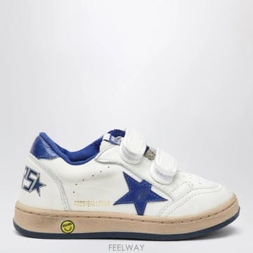 26 F/W 골든구스 볼 스타 스니커즈 인 화이트블루 (KIDS )  B0052182022