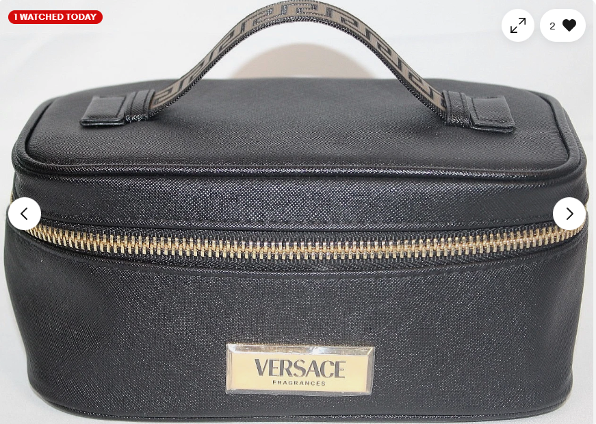 Versace VERSACE Fragrances handle makeup bagVERSACE Fragrances handle makeup bag