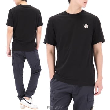 Moncler ������ 26FW ��Ŭ���� �ΰ� ��ġ ���� Ƽ���� 8C00042 829H8 999������ 26FW ��Ŭ���� �ΰ� ��ġ ���� Ƽ���� 8C00042 829