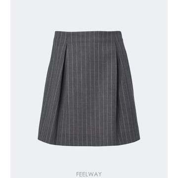 26 FW 발렌티노 핀스트라이프 버진 울 미니스커트 TP579415022