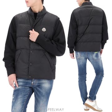 구템즈 26FW 몽클레어 TUQUEROUYE 패딩 조끼 1A00028 597YF 999