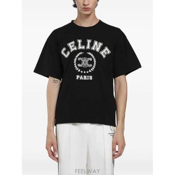 CELINE �׶�����Ÿ �ؿ� ������ ���� LOGO COTTON Ƽ���� RX0WP124238AW�׶�����Ÿ �ؿ� ������ ���� LOGO COTTON Ƽ���� RX0WP12