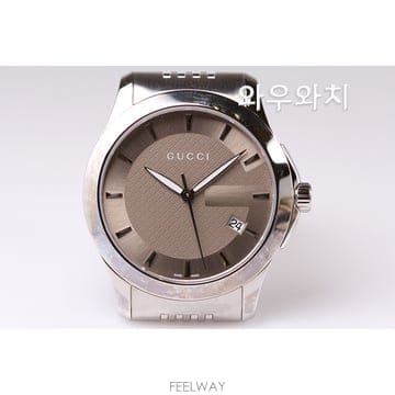 구찌 G 타임리스 스틸 시계 40mm