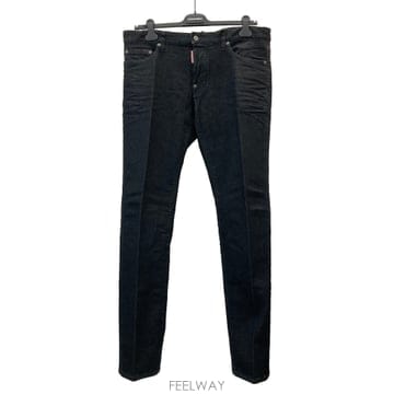 [당일발송] Dsquared2 일로우로고 흑청 슬링진 / S74LB0573 S30666 900