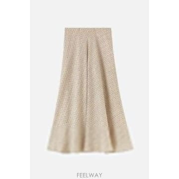 [E32]로로피아나 FAQ5894T1WY 여성 스커트 치마 LORO PIANA Erika Skirt