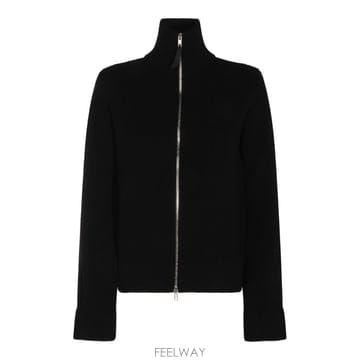 [Q11]메종마르지엘라 S51HP0035S17781900F 여성 니트 스웨터 가디건 BLACK WOOL CO