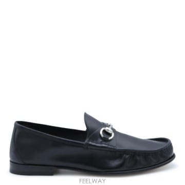 GUCCI [Q11]���� 871668AAF3Q1000 ���� ���� BLACK LEATHER HORSEBIT LOAFERS[Q11]���� 871668AAF3Q1000 ���� ���� BLACK LEATHER HORS