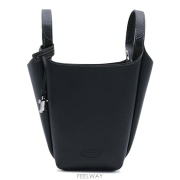 [Q11]토즈 XBWAPAK0100QRIB999 여성 숄더백 BLACK LEATHER APA MINI SAT