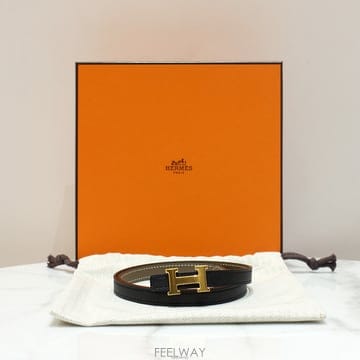 에르메스 포커스 리버시블 벨트 에토프 블랙 13mm