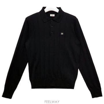 논현 더팩토리 26FW 셀린느 트리옹프 폴로 긴팔티 RX0JZ3B59