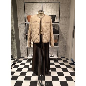 SISLEY 시슬리 퀼팅 구스 경량패딩 95