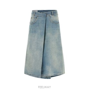 메종 마르지엘라 랩 데님 스커트 S51ME0066M30034 962 B0442261964