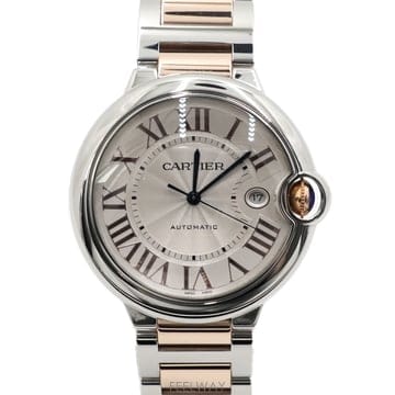 까르띠에 18K로즈골드 콤비 골드핸즈 발롱블루 드 까르띠에 42MM 오토매틱 남성 시계aa66220