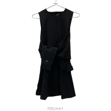 [당일발송] Dsquared2 꼬임 여성 원피스(블랙) / S75CU0644 S23138 900