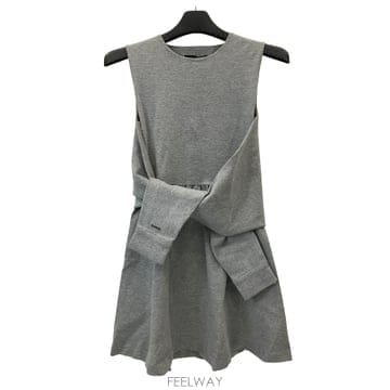 [당일발송] Dsquared2 꼬임 여성 원피스(그레이) / S75CU0644 S23178 852M