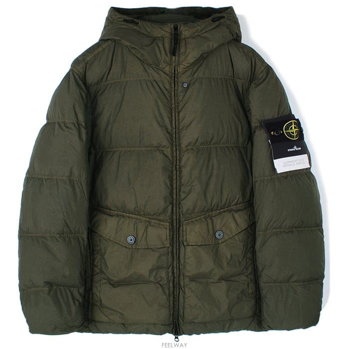 Stone Island 25FW ���� ũ��Ŭ���� �ĵ� �е� īŰ K2S154100011 S0A23 V005425FW ���� ũ��Ŭ���� �ĵ� �е� īŰ K2S154100011 S0A23