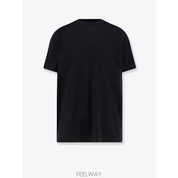 [A8] 요지 야마모토 KQ9783 티셔츠 탑 남성 KQ9783-BLACK