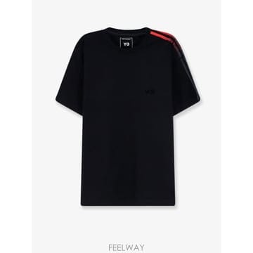 [A8] 요지 야마모토 KQ8600 티셔츠 탑 남성 KQ8600-BLACK