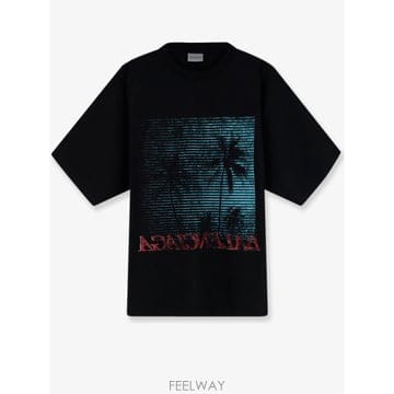 발렌시아가 반팔 티셔츠