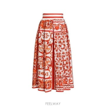 Dolce&Gabbana �׶�����Ÿ �ؿ� ��ü�ذ��ٳ� ���� MAIOLICA PRINT COTTON ��ĿƮ F4CULTGDDRLS900�׶�����Ÿ �ؿ� ��ü�ذ��ٳ� ���� MAIOLICA PRINT COTTO