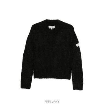 Maison Margiela �׶�����Ÿ �ؿ� MM6 �������������� ���� LOGO CREWNECK JUMPER S62HL0055M13342�׶�����Ÿ �ؿ� MM6 �������������� ���� LOGO CREWNECK 