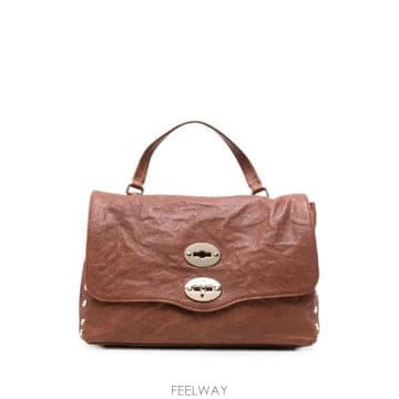그란데비타 해외 자넬라토 여성 POSTINA OFFICINA LEATHER HANDBAG 068000SOFF