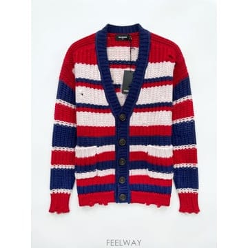 [당일발송] Dsquared2 스트라이프 여성 가디건(멀티칼라) / S72HA1126 S18096 961