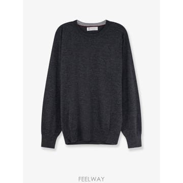 [A8] 브루넬로 쿠치넬리 M2300100 라운드넥 니트 스웨터 남성 M2300100-C055A