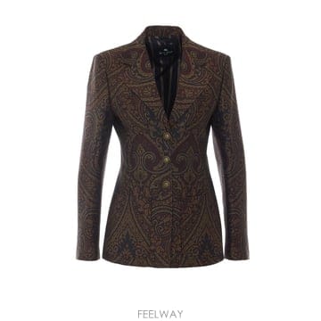 26 F/W 에트로 페이슬리 프린트 싱글 브레스티드 자켓 WRCA01 B0012261906