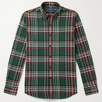 Ralph Lauren 26 FW ���� �����η� �׸� üũ ��ư�ٿ� Į�� �ս����� ��ư �������� ����26 FW ���� �����η� �׸� üũ ��ư�ٿ� Į�� �ս����� 