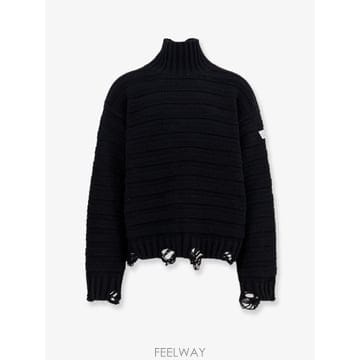 [A8] MM6 메종 마르지엘라 SH0HA0004 라운드넥 니트 스웨터 남성 SH0HA0004-M130409