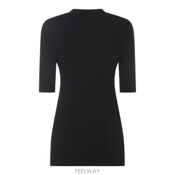 24 S/S 질샌더 블랙 코튼 스웨터 J40GC0125J1541000 B0481079700