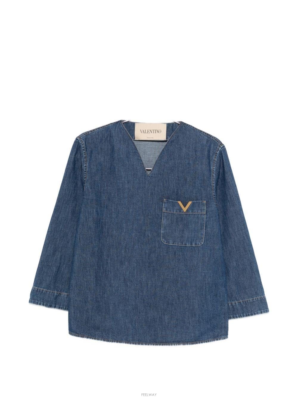 Valentino �߷�Ƽ�� V�ΰ� �ñ״�ó ���� ����콺 BDB03L9YA558 B0711911711�߷�Ƽ�� V�ΰ� �ñ״�ó ���� ����콺 BDB03L9YA558 B07