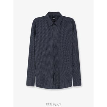 [A8] 보스 50556692 남방 셔츠 탑 남성 50556692-404