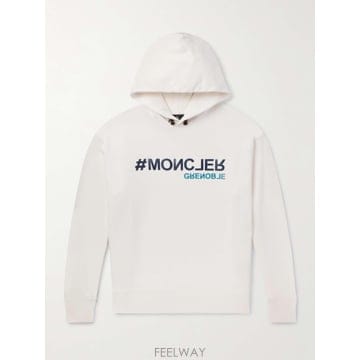 몽클레어 LOGOAPPLIQUED 코튼-저지 후드 8G00010 8 B0081080420