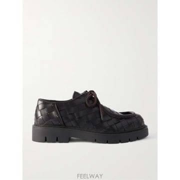 26 F/W 보테가 베네타 인테르치아토 레더 더비 슈즈 776576V B0081460431