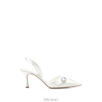 마놀로 블라닉 crystal embellished slingback pumps 12139806327048 T