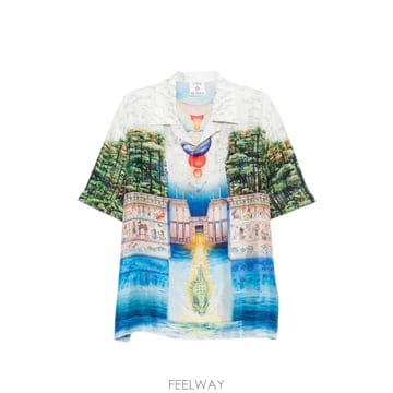 CASABLANCA ī�����ī silk shirt 12139796660488 TP724665518ī�����ī silk shirt 12139796660488 TP724665518