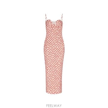 알라이아 polka dot midi dress 12127960236296 TP724631613