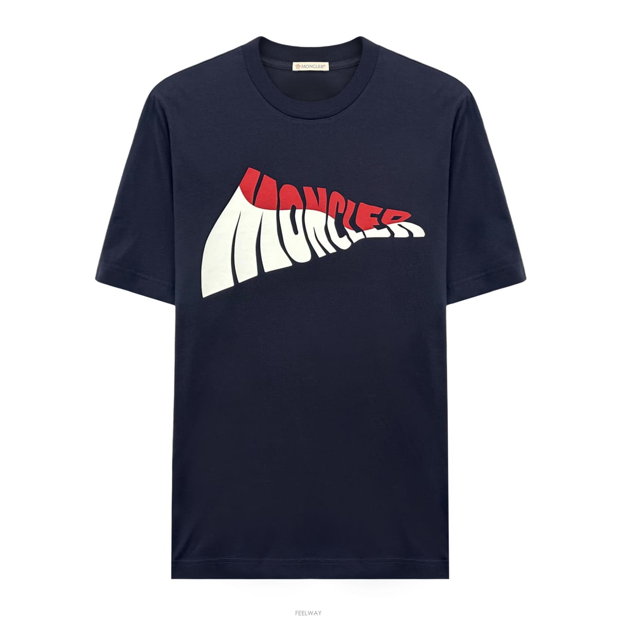 Moncler [�������] ��Ŭ���� �귻��� �ΰ� ���� Ƽ���� ���̺� 8C00058 89A17 7A9 NAVY[�������] ��Ŭ���� �귻��� �ΰ� ���� Ƽ���� ���̺� 8