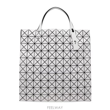 Bao Bao Issey Miyake 화이트 프리즘 토트백 BB68AG043 TP876209044