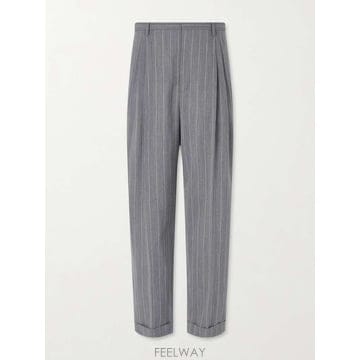 26 S/S 보테가 베네타 TAPEREDLEG 핀스트라이프 울 트라우 B0081966364