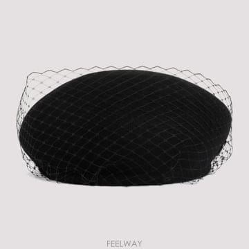 [D14]메종미쉘 1088019001 BLACK 여성 모자 캡 비니 버킷햇 Maison Michel New 