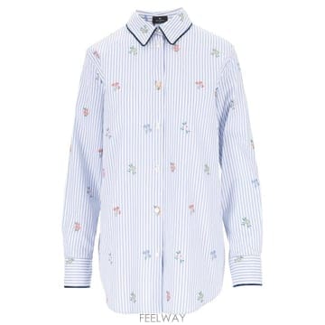 [A94]에트로 WRIA001399TJ5DS9880 여성 셔츠 블라우스 ETRO ETRO Striped Ja