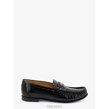 FENDI [N85]��� 8D9104 ���� ���� �÷����� �߷����� �� FENDI Leather Scrunch loafe[N85]��� 8D9104 ���� ���� �÷����� �߷����� �� FENDI 