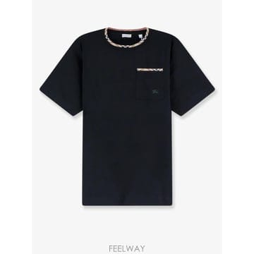 [N85]버버리 8127628 남성 티셔츠 민소매 긴소매 탑 BURBERRY Cotton T shirt