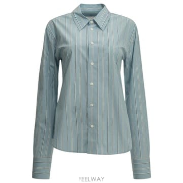 [V90]아미 FSH866CO0249A232 여성 셔츠 남방 블라우스 Casual Shirt with Log