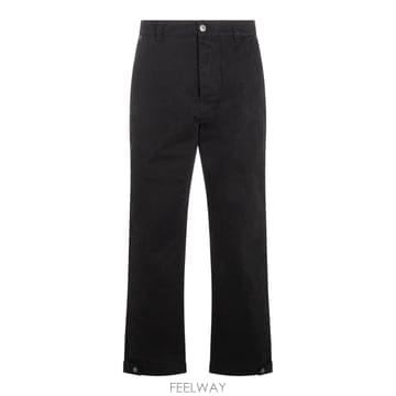 [B47]오프화이트 OMCF04RF26FAB001001 남성 바지 팬츠 면바지 BLACK COTTON PAN