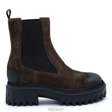 Hogan [B47]ȣ�� HXW7000FV30BYES610 ���� ��Ŭ �� �̵� ���� BROWN LEATHER BOOTS[B47]ȣ�� HXW7000FV30BYES610 ���� ��Ŭ �� �̵� ���� BR