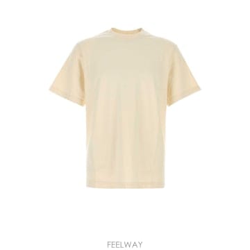 [X45]더로우 1403K788 ECR 남성 티셔츠 민소매 탑 Melange ivory cotton Maik